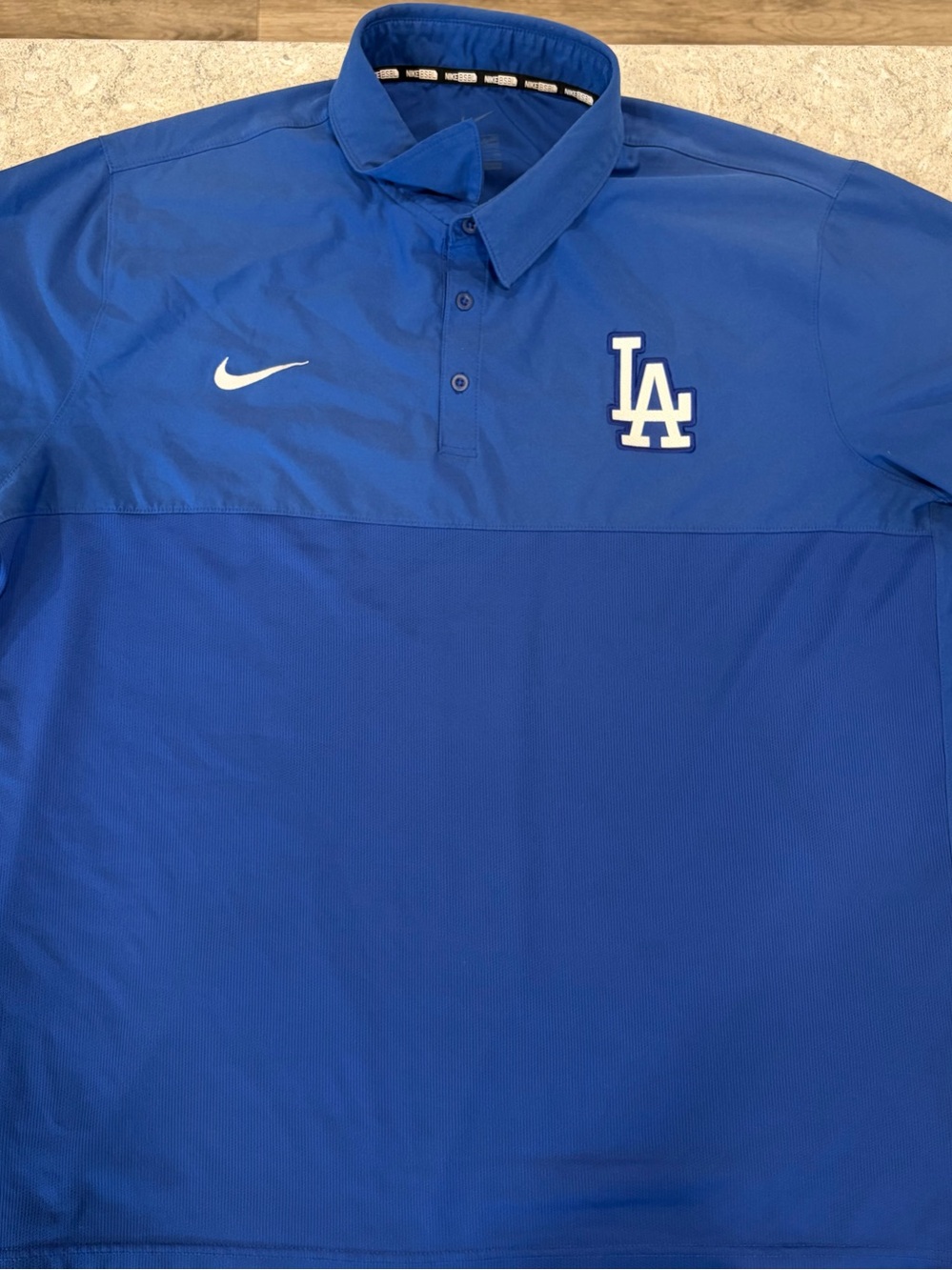 Los Angeles Dodgers Nike Baseball Authentic Collection Royal Blue Polo-3XL